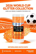 Oranje glitterstick voor gezicht, haar & lichaam